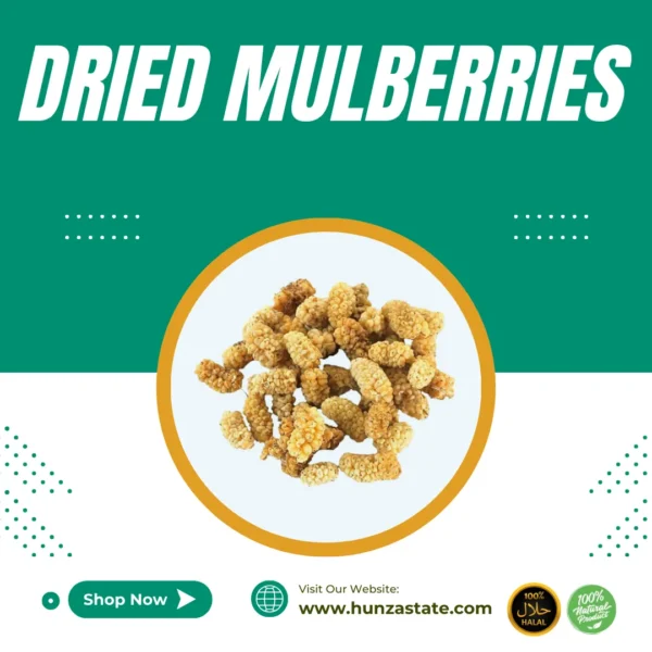 Premium Dried Mulberries - Naturally Sweet & Nutritious