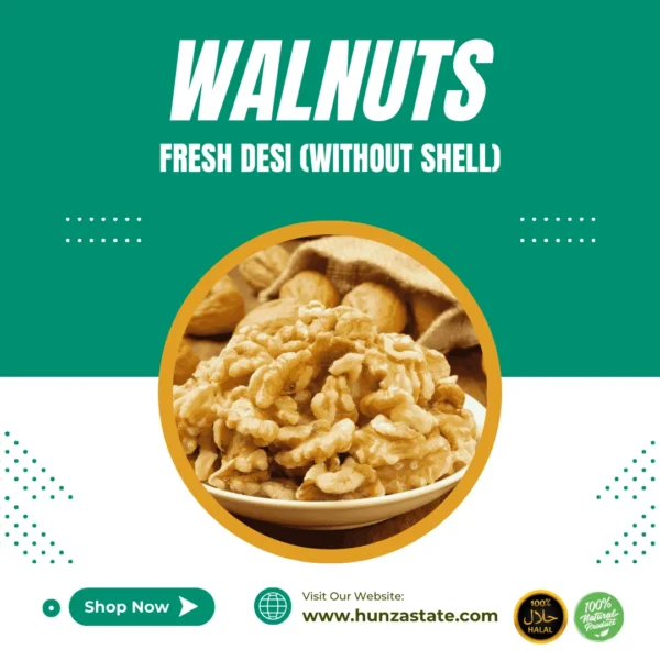 Premium California Walnuts - Shelled Halves and Pieces