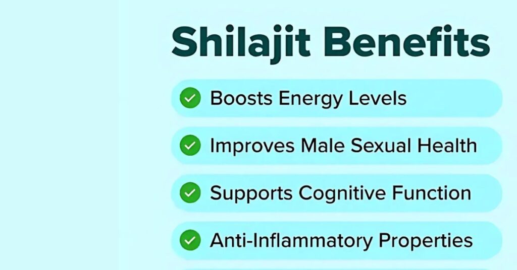 Shilajit energy benefits